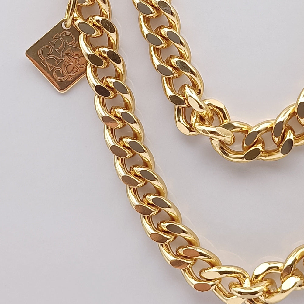 Collana maglia piatta 150cm by ungioielloperte