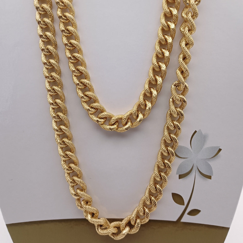 Collana catena doppia oro 150cm chunky Giamas - gioielli made in Italy