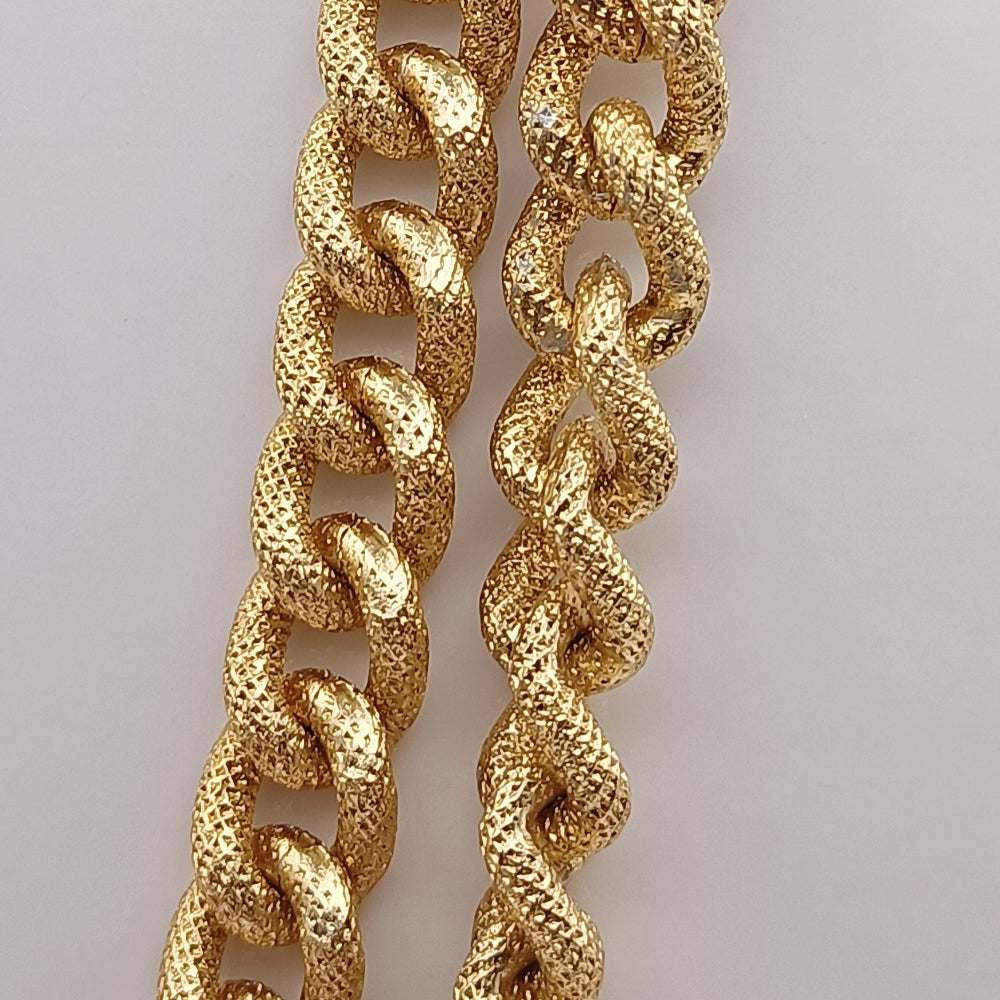 Collana fashion dorata Made in Italy