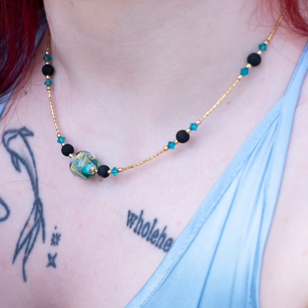 Set Vetro di Murano e Pietra Lavica