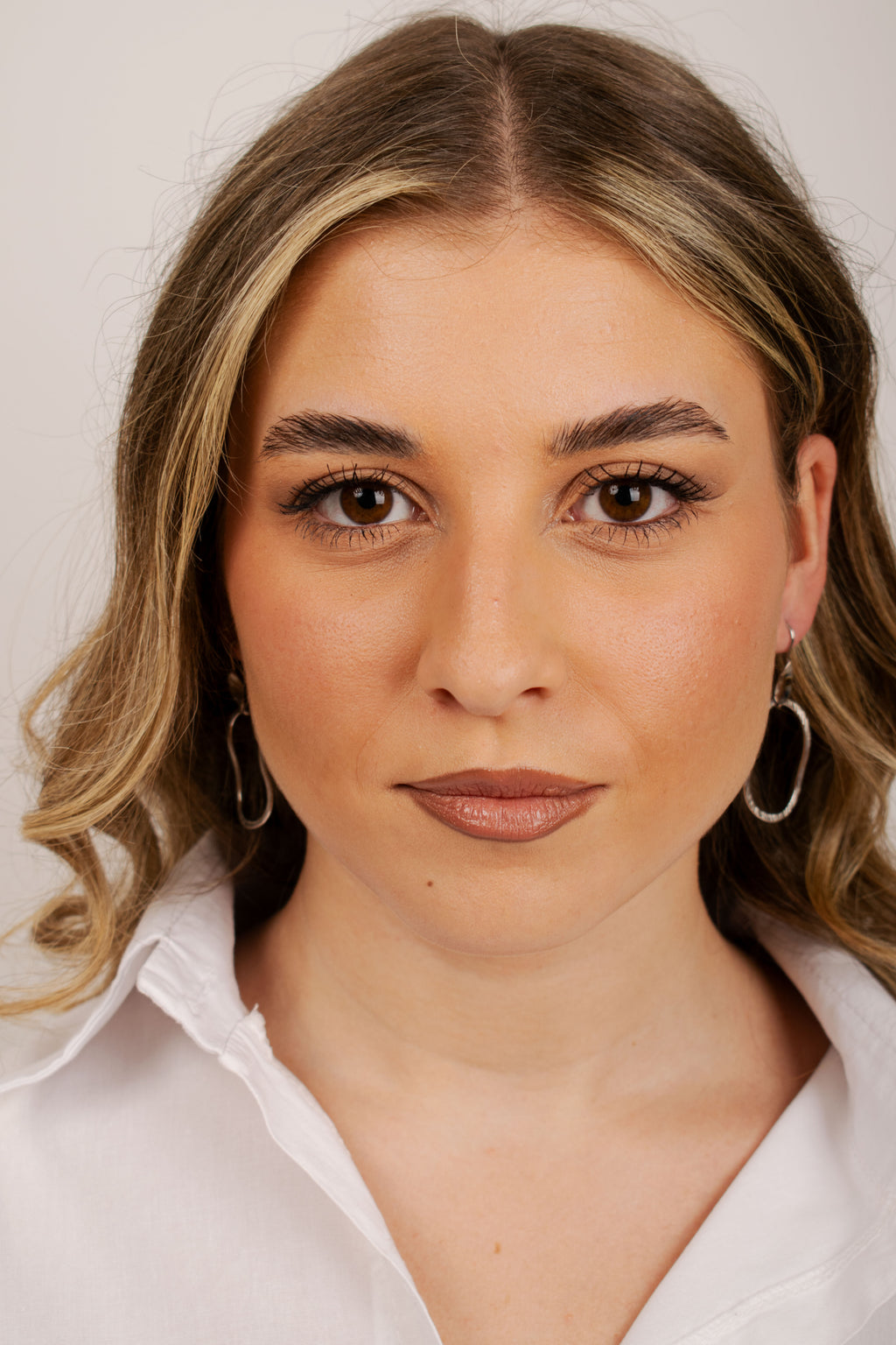 Orecchini Pendenti Ovali Argento 925 Martellato