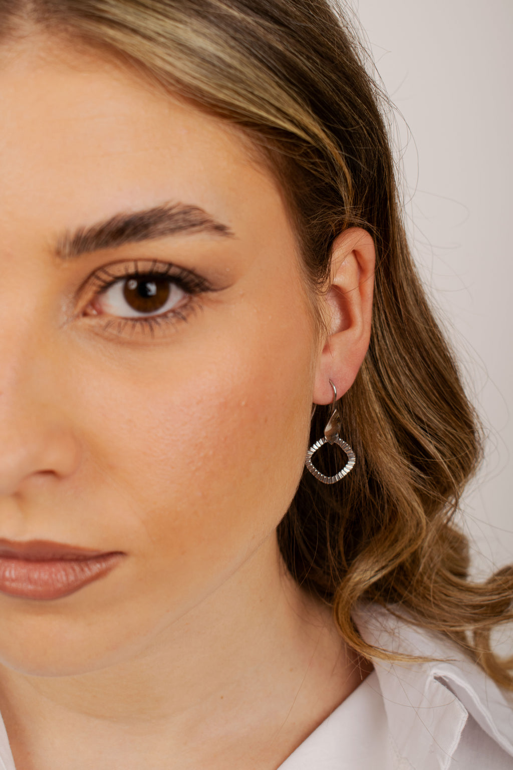 Orecchini artigianali argento 925 made in Italy - look elegante