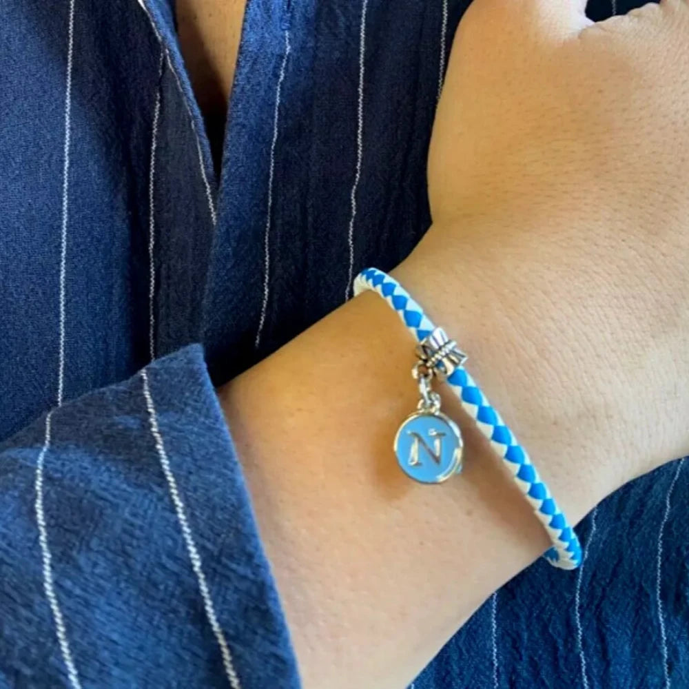 Bracciale Forza Napoli indossato da modello - ungioielloperte