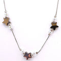 Collana con stelle e cristalli Swarovski Elements - giamas
